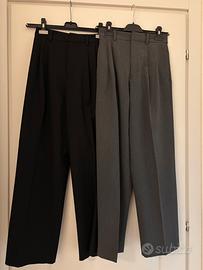 2  paia Pantaloni con pinces Uniqlo taglia XS