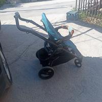 passeggino ultraleggero peg Perego con portapacchi