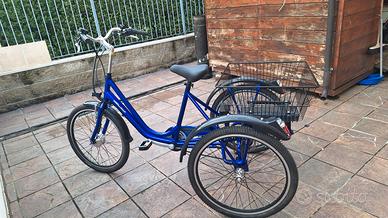 Triciclo e-bike bicicletta elettrica