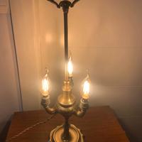 antica lucerna fiorentina 3 fiamme in ottone