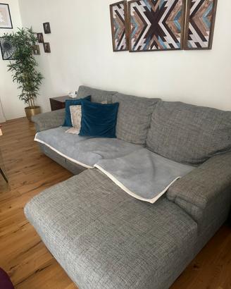 Divano angolare con contenitore Poltrone e Sofa’