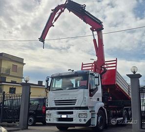 IVECO STRALIS 350 RIBALTABILE+GRU+JIB+RADIOCOMAN