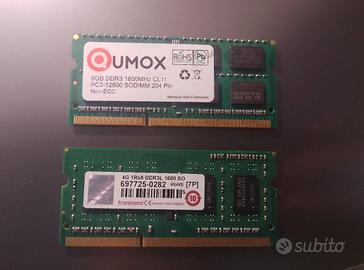 RAM DDR 3 12 GB (8+4)