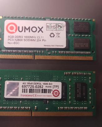 RAM DDR 3 12 GB (8+4)