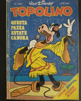 Fumetto Topolino n° 1440, anno 1983, Disney