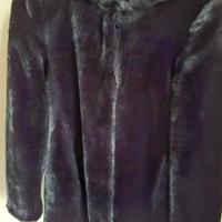 pelliccia sintetica nera Zara