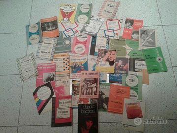 FORNISCO SPARTITI MUSICALI ANNI 70-80-90