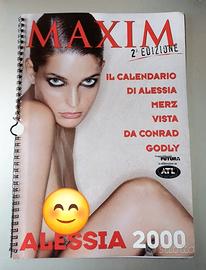 Alessia Merz Calendario Maxim 2000 vintage