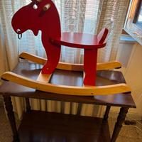 Alce a Dondolo Rossa IKEA Ekorre - Legno