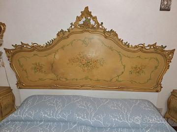 CAMERA VENEZIANA INTARSIATA E DORATA A MANO