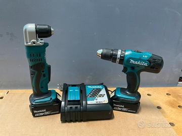 Makita - kit trapano e avvitatore 18v