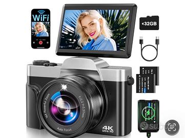 Macchina fotografica 4K 64Mp nuova