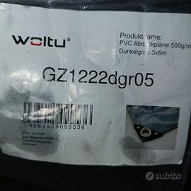 Telo pvc 3 MT x 6 mt