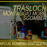 Traslochi sgomberi montaggio arredi