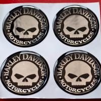 4 Adesivi Stickers Motore 3D HARLEY-DAVIDSON V-ROD