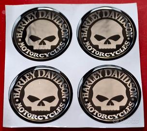 4 Adesivi Stickers Motore 3D HARLEY-DAVIDSON V-ROD