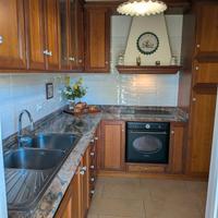 Cucina angolare ciliegio completa elettrodomestici