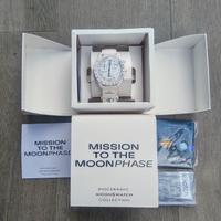 Orologio Swatch Moonswatch Omega White Snoopy 
