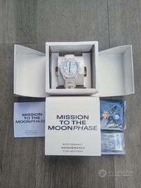 Orologio Swatch Moonswatch Omega White Snoopy 