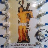 🇮🇹 Luminarie vintage arte sacra (San Sebastiano)