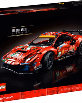 Lego 42125 Ferrari 488 GTE AF Corse #51 - Nuovo!