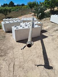 Tubi da 100 mm per irrigazione in alluminio 