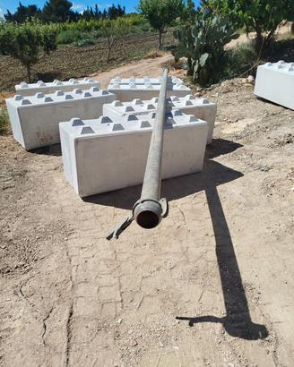 Tubi da 100 mm per irrigazione in alluminio 
