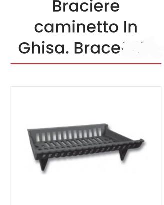 braciere in ghisa 
