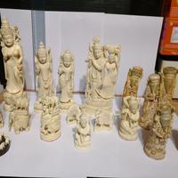 Statue statuette antiche collezione 17 pezzi