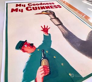 Stampa Poster Manifesti Vintage Guinnes