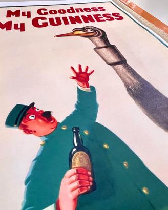 Stampa Poster Manifesti Vintage Guinnes