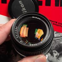 Nikon 50mm f\1.4 ais ai-s con filtro uv