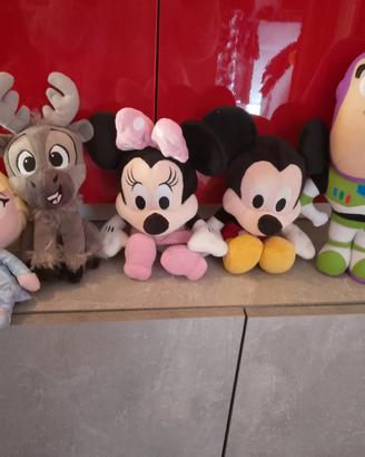Lotto peluche disney topolino frozen toy story