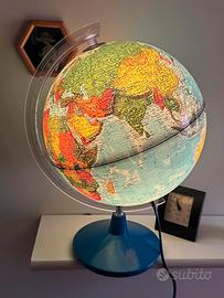 Mappamondo Vintage Luminoso - Made in Italy