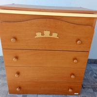 Mobiletto fasciatoio con bagnetto