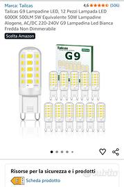 Lampadine G9 led 6000K 500LM 5W