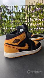 Air Jordan 1 Mid Vivid Orange (Taglia 40) - Usate