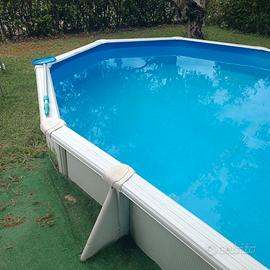 Piscina GRE ovale 610 x 375