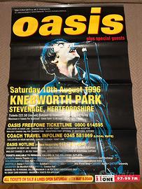 Oasis Knebworth 1996 - locandina 150x100
