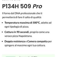 forno P134H 509 Pro effeuno