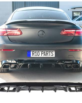 DIFFUSORE MERCEDES CLASSE E C238 16- AMG NERO LUCI