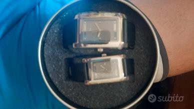 
coppia orologi lui lei idea natale con scatolina 