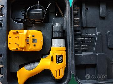 Avvitatore con batteria e caricabatterie 