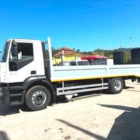 Camion Iveco stralis 180e27 carrellone rampe