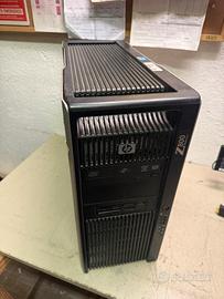 Workstation HP Z800 doppio xeon X5690 96gb ram
