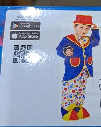 Vestito di Carnevale Pegasus – Pagliaccio