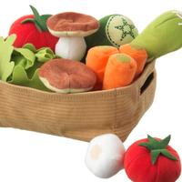 Verdure di stoffa con cestino + dolci di stoffa