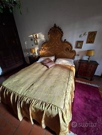 Letto stile barocchetto (luigi XV)