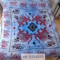 due telo arredo grande quadrato 100% cotone