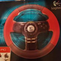 volante e pedaliera force feedback logitech
